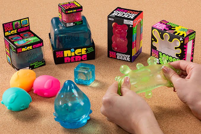 Needoh Nice Cube stress relief toy